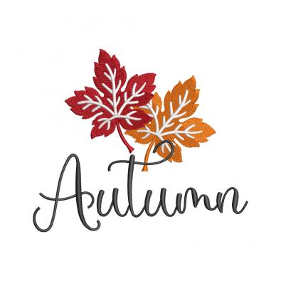 Autumn Leave Digitized Embroidery Design - Cre8iveSkill